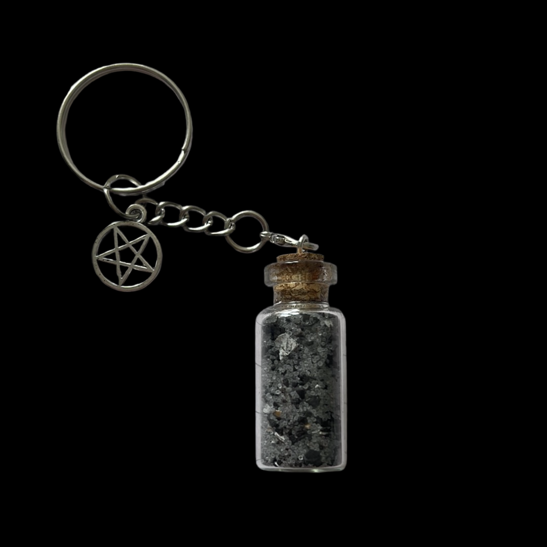 Schlüsselanhänger Hexensalz- Schutz