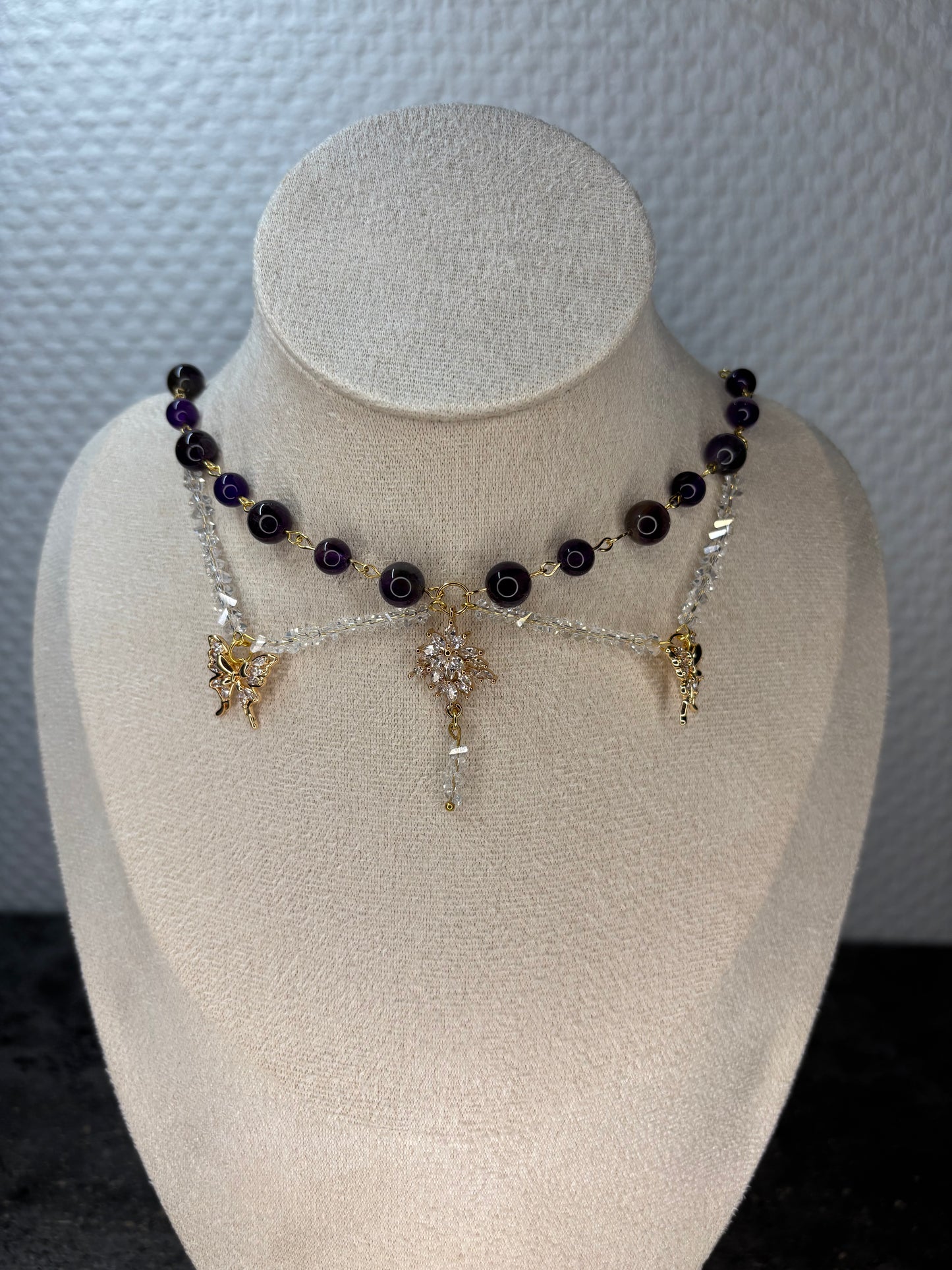 „Princess“ Amethyst 18k vergoldet