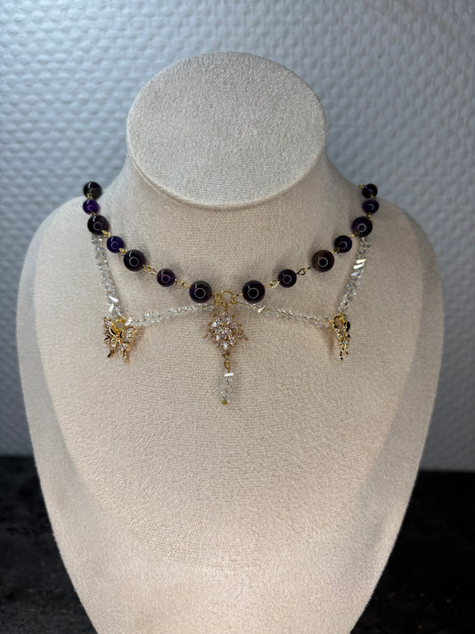 „Princess“ Amethyst 18k vergoldet